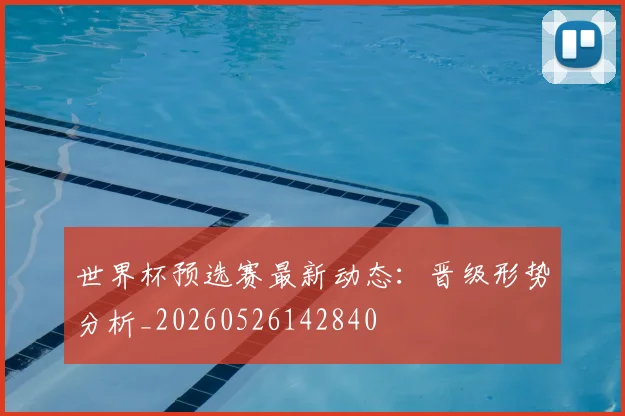 世界杯预选赛最新动态:晋级形势分析_20260526142840